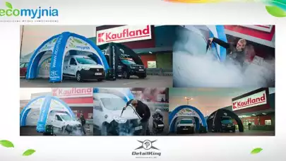 Ecomyjnia parowa pod supermarketem